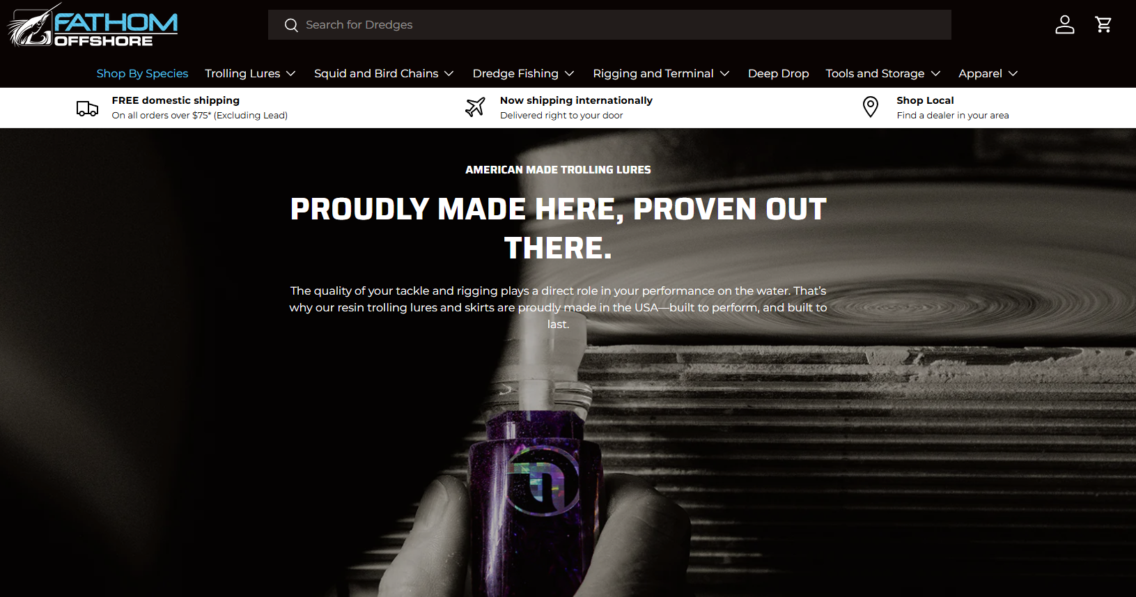 Fathom Offshore website screenshot